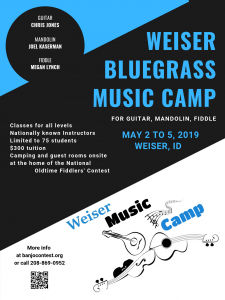 Weiser Bluegrass Music Camp @ Slocum Hall in Weiser, ID | Weiser | Idaho | United States