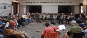 District 16 Members Meeting and Jamming at the Lynwood Library