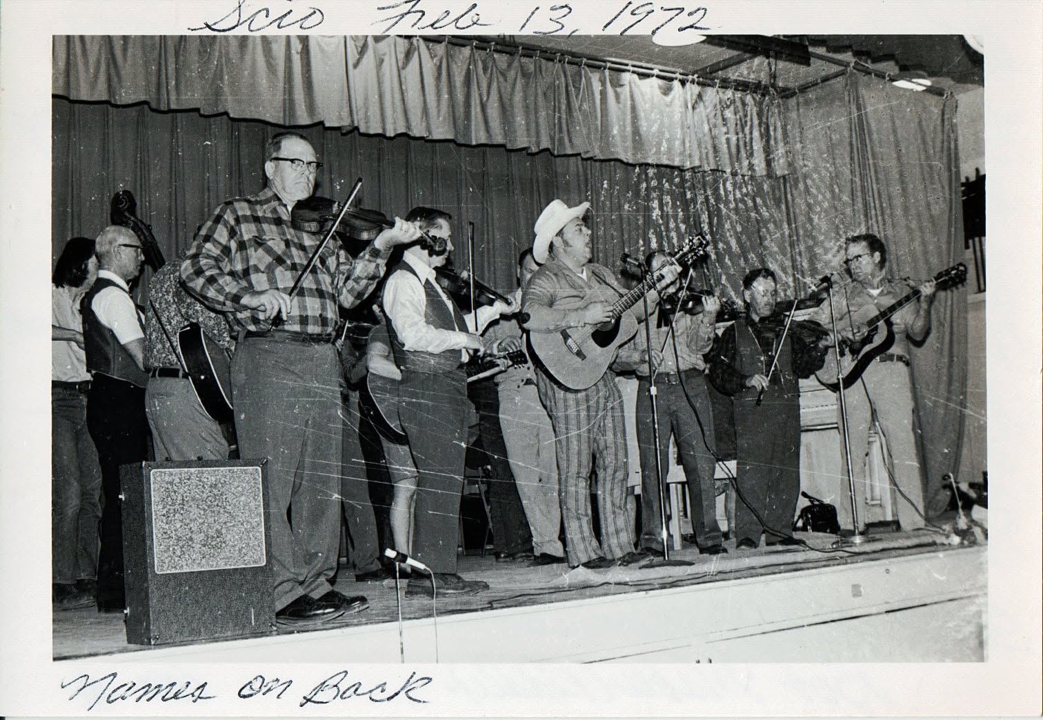 Musicians on stage